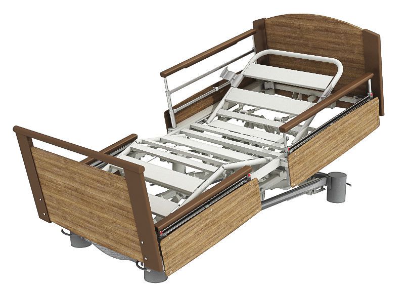 Electrical bed / height-adjustable / 4 sections Aubance Sotec Medical