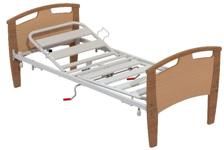 Mechanical bed / height-adjustable / 2 sections inn Sotec Medical