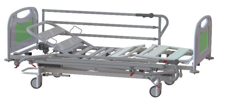 Electrical bed / height-adjustable / 4 sections Bering Sotec Medical
