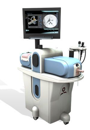 Urinary endoscopy training simulator URO Mentor™ Simbionix