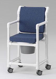 Shower chair / with bucket / on casters SCC 250 P RCN MEDIZIN