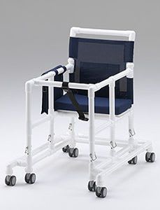 6-caster rollator / height-adjustable / bariatric / with seat GW 120 maxi RCN MEDIZIN