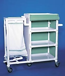 Dirty linen trolley / clean linen / with shelf / 1-bag MC 340 FA FP WSW RCN MEDIZIN