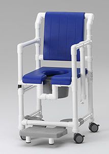Shower chair / with bucket / on casters SCC 250 PPG SB RCN MEDIZIN
