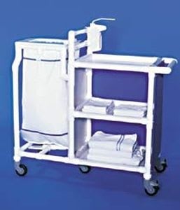 Dirty linen trolley / clean linen / with shelf / 1-bag MC 330 ESP FP WSW RCN MEDIZIN