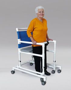 6-caster rollator / height-adjustable / with seat THE RCN WALKER RCN MEDIZIN