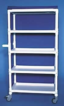 Storage cart / linen / 4-shelf MLC 304 RCN MEDIZIN