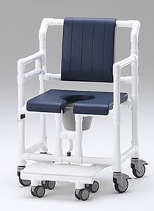 Commode chair / shower / with bucket / on casters SCC 250 OS PPG RCN MEDIZIN