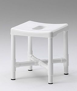 Shower stool with cutout seat DH 49 RCN MEDIZIN