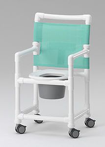 Shower chair / with bucket / on casters SCC 250 RCN MEDIZIN