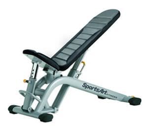 Weight training bench (weight training) / rehabilitation / adjustable A991 SportsArt Fitness