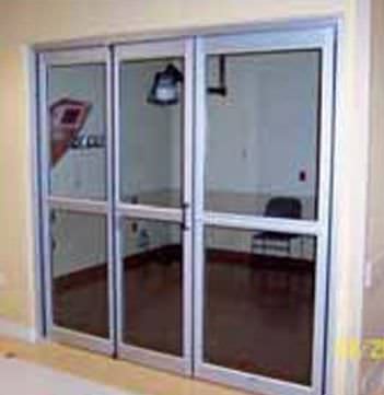 Laboratory door / hospital / swinging / with glass panel ICU/CCU 7600 Stanley Access Technologies