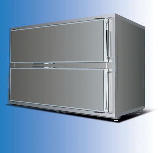 Side loading refrigerated mortuary cabinet / 2-body CEACA09, CEACZ09, CEACA10, CEACZ10 CEABIS