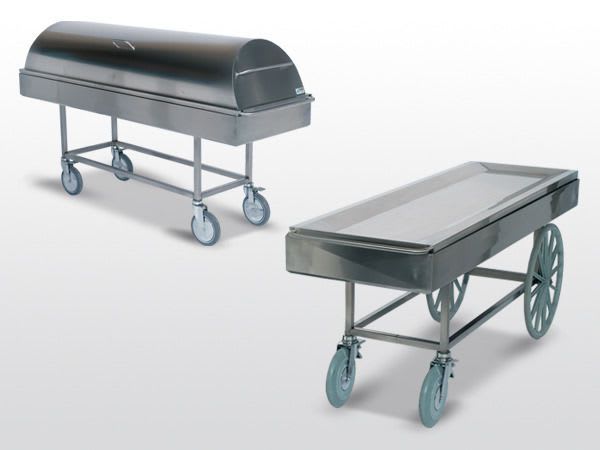 Transport trolley / mortuary / stainless steel CEAC006 CEABIS