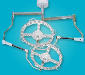 LED surgical light / ceiling-mounted / 2-arm 150000 lux | LS-Prime Shree Hospital Equipments