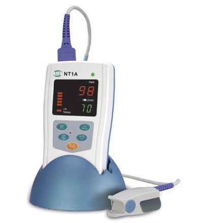 Handheld pulse oximeter / with separate sensor NT1A Solaris Medical Technology