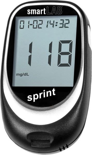Blood glucose meter with USB port smartLAB®sprint SmartLAB
