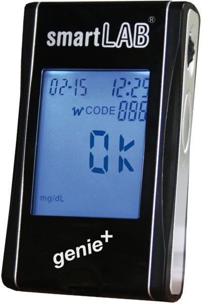 Wireless blood glucose meter smartLAB®genie+ SmartLAB