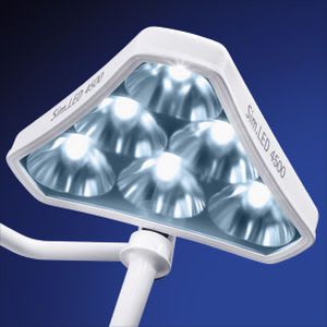 LED surgical light / ceiling-mounted / 1-arm SIM LED 4500 SIMEON Medical