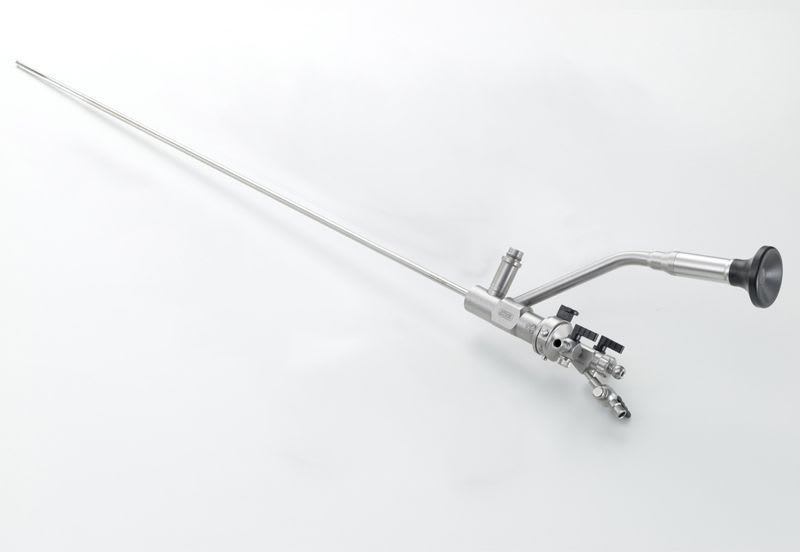 Uretero-nephroscope endoscope / with working channel / rigid Schölly Fiberoptic