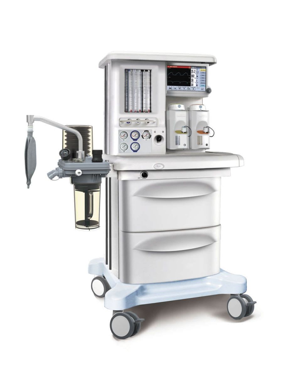 Anesthesia workstation with gas blender / 6-tube X45 SIRIUSMED