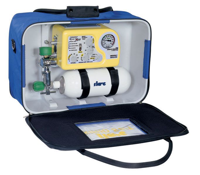Transport ventilator / emergency / CPAP / with adjustable PEEP Sirio S2/T Siare