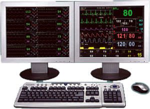 Patient central monitoring station / 16-bed D-16 NEPTUNE Siare
