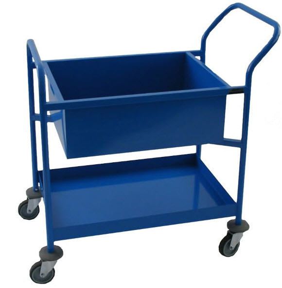 Medical record trolley / with drawer / vertical-access / horizontal-access 7305 SEERS Medical