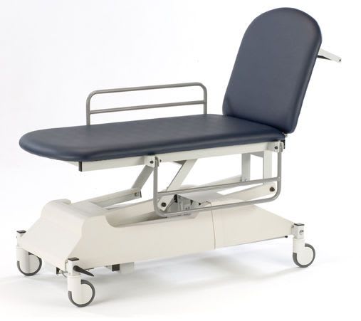 Hydraulic examination table / on casters / height-adjustable / 2-section 240 kg | SM2650 SEERS Medical