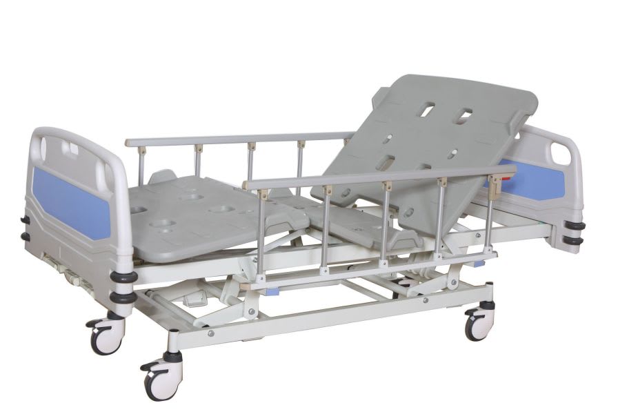 Hospital bed / mechanical / on casters / 4 sections SF3865 Shanghai Pinxing Medical Equipment Co.,Ltd