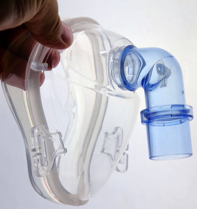Artificial ventilation mask / facial / nasal / silicone rubber Shandong Steve Medical Science & Technology