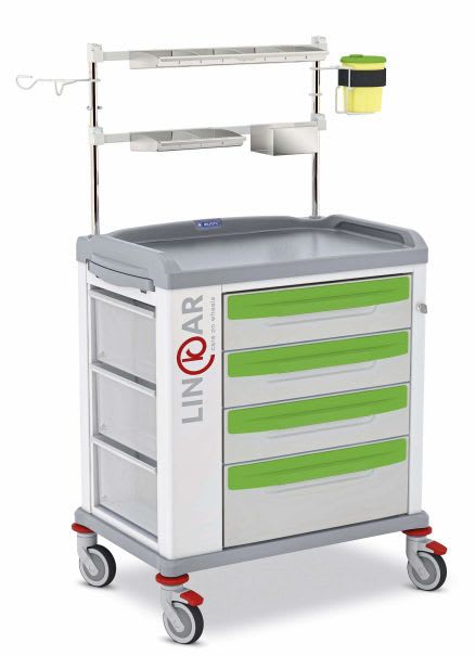Anesthesia trolley / with shelf unit LINKAR 329531 Malvestio