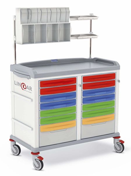 Medicine distribution trolley / with cassettes LINKAR 329547 Malvestio