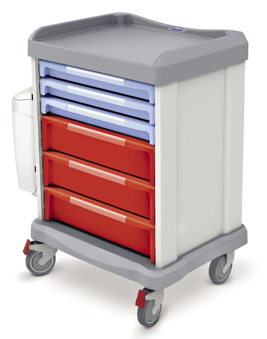 Multi-function trolley / with drawer / non-magnetic 328330 Malvestio