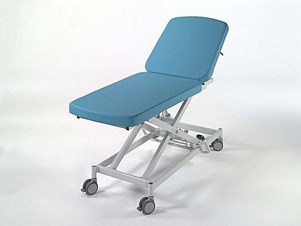 Electro-hydraulic examination table / height-adjustable / on casters / 2-section 350900 Malvestio
