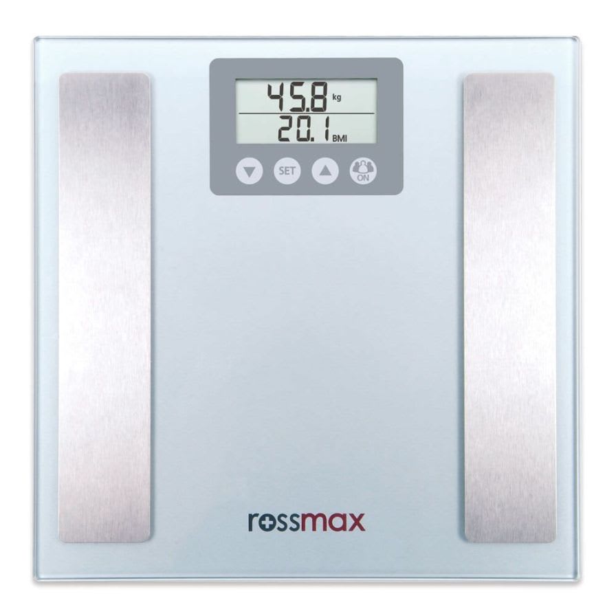 Fat measurement body composition analyzer max. 180 kg | WB220 Rossmax International .