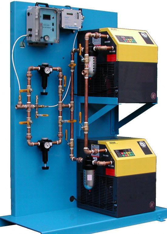 Refrigerated compressed air dryer / medical Genstar Technologies Company