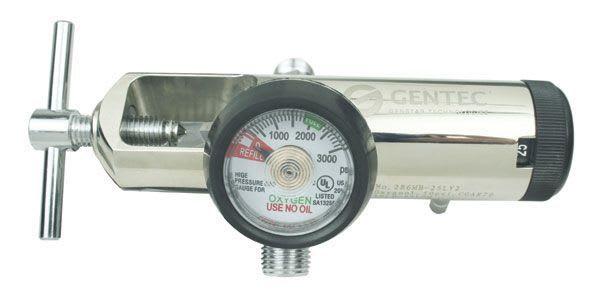 Oxygen pressure regulator Brass series Genstar Technologies Company