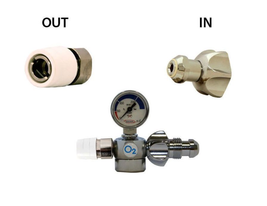 Oxygen pressure regulator / fixed-flow OXI0513 Oscar Boscarol