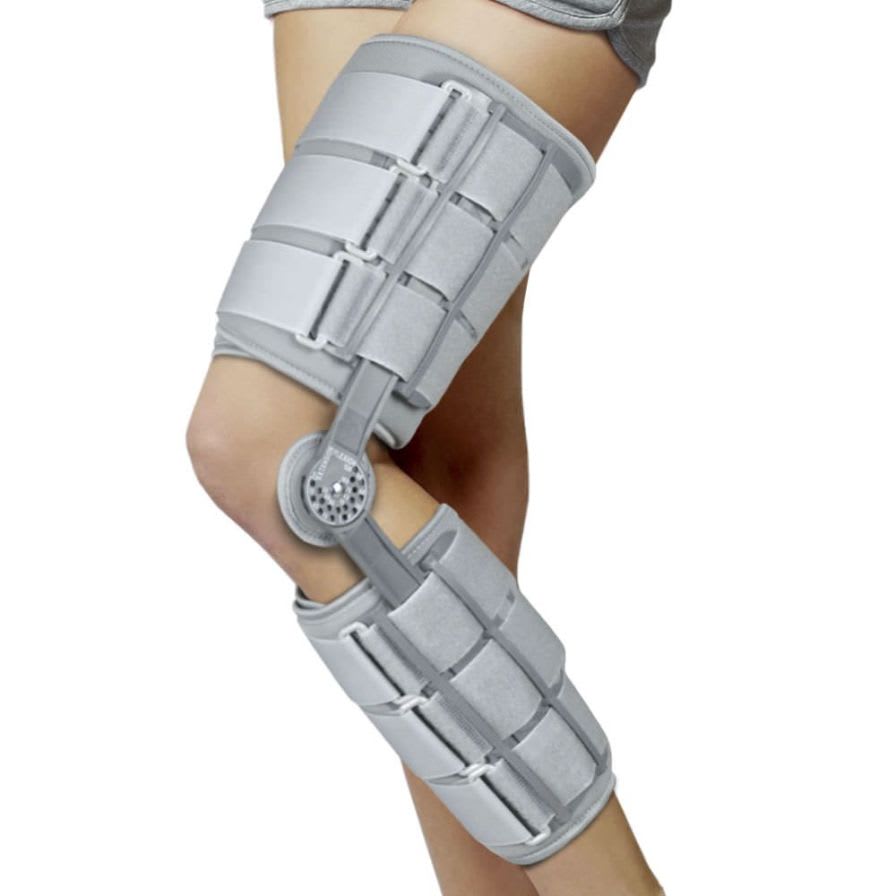 Knee splint (orthopedic immobilization) / articulated AM-KD-AM/1R-01 Reh4Mat