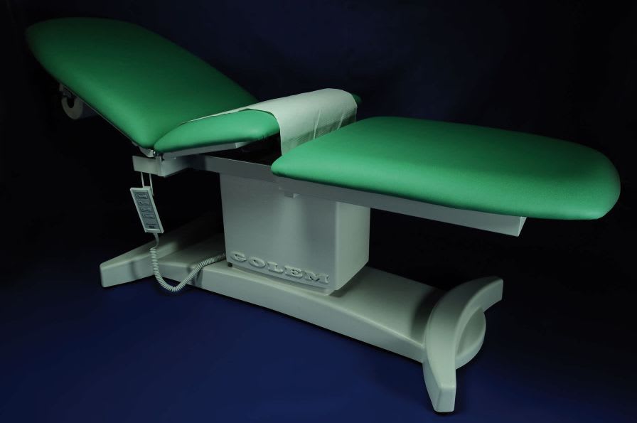 Ultrasound imaging examination table / electrical / on casters / height-adjustable GOLEM UP RQL - GOLEM tables