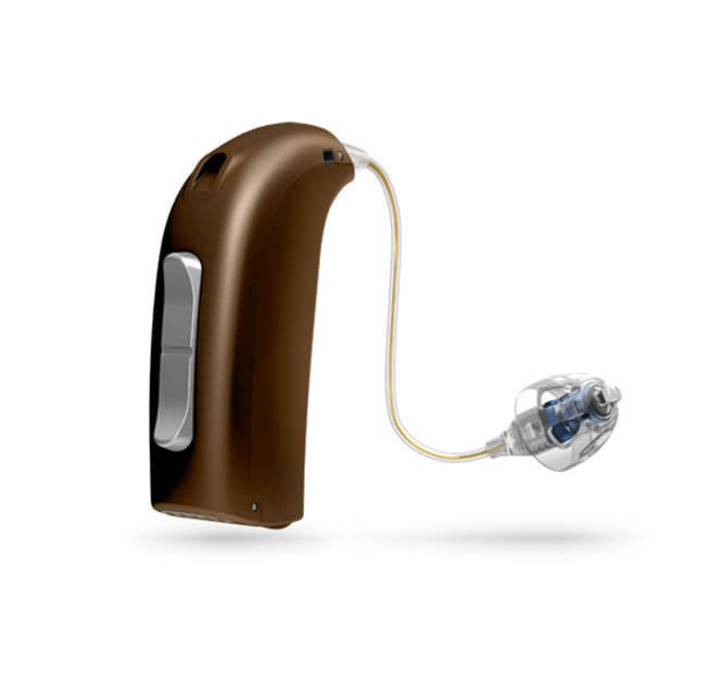 Behind the ear, receiver hearing aid in the canal (RITE) Ria RITE Oticon