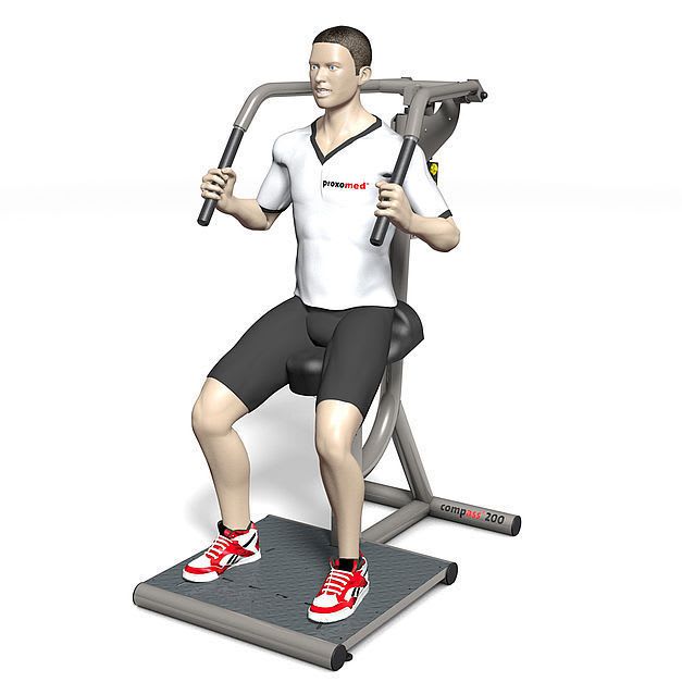 Weight training station (weight training) / shoulder press / traditional 10666400 proxomed Medizintechnik