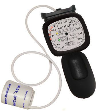 Semi-automatic blood pressure monitor / electronic / veterinary PETMAP™ classic System Ramsey Medical