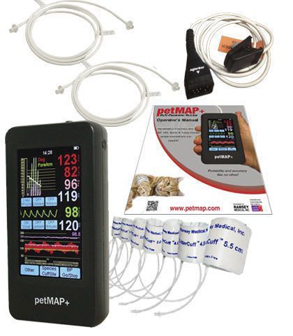 Automatic blood pressure monitor / electronic / veterinary / with pulse oximeter petMAP+ Nonin Ramsey Medical