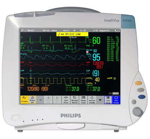 Compact multi-parameter monitor / with touchscreen IntelliVue MP40, IntelliVue MP50 Philips Healthcare