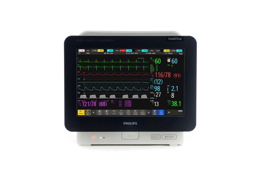 Compact multi-parameter monitor / with touchscreen 12? | IntelliVue MX500 Philips Healthcare