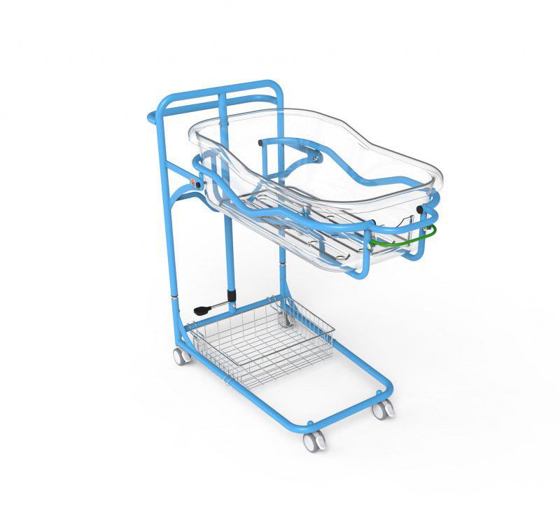 Height-adjustable hospital baby bassinet / transparent 10 kg | NP-50 series PROMA REHA