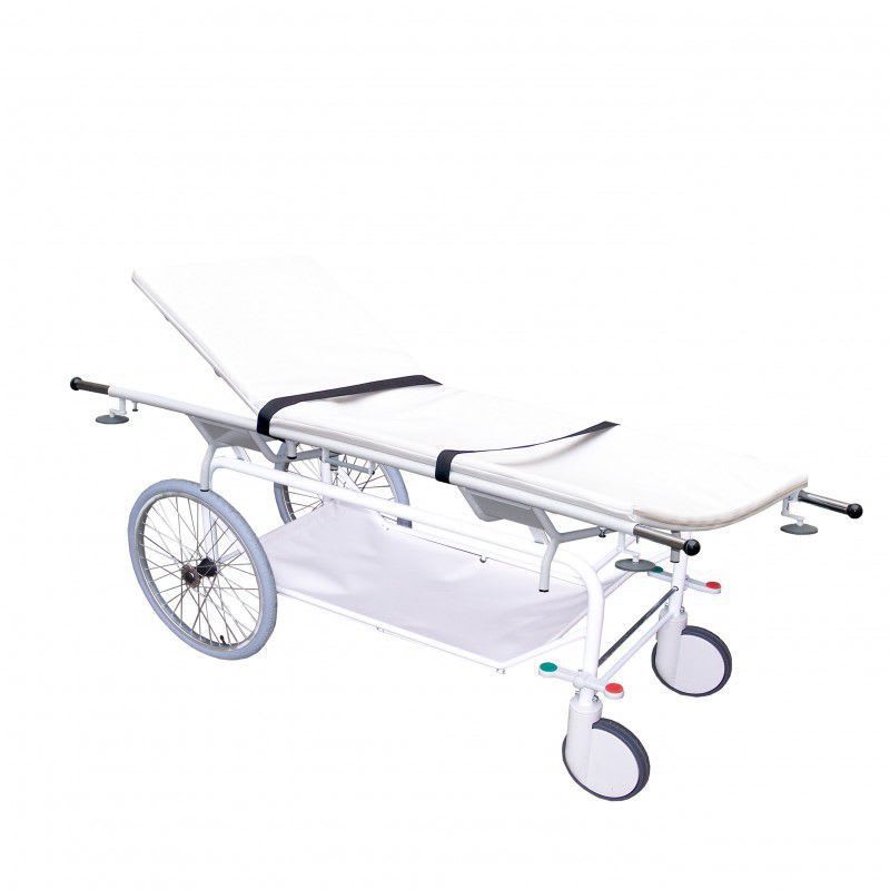 Patient transfer stretcher trolley / folding / mechanical / 2-section 170 kg | N66 PROMA REHA