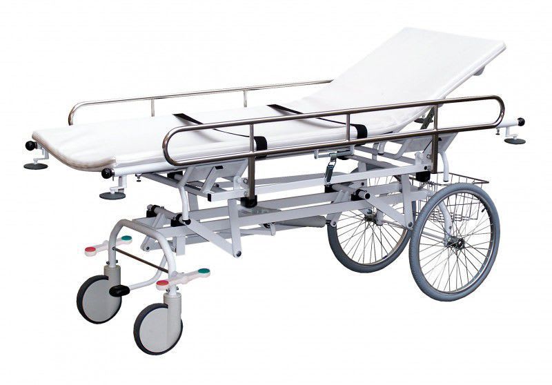 Transport stretcher trolley / height-adjustable / folding / hydraulic 170 kg | H66 PROMA REHA